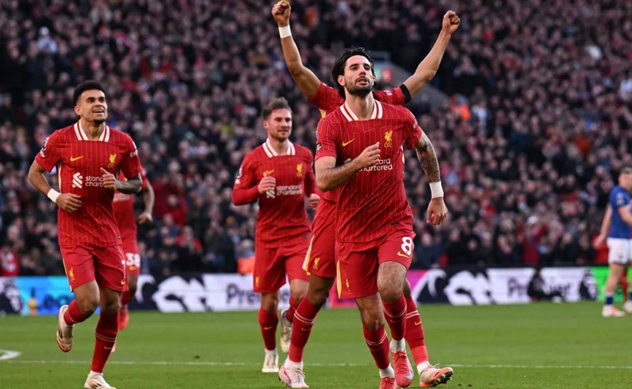 利物浦主场1-1战平伯恩茅斯，榜首位置不保